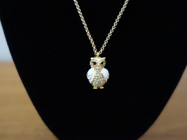 Kate Spade Star Bright Owl Mini Pendant Necklace. New - £36.62 GBP