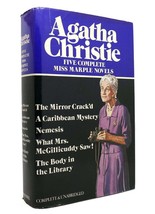 Agatha Christie Five Complete Miss Marple Novels The Mirror Crack&#39;d, A Caribean - £59.25 GBP