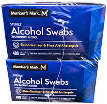 Member's Mark Sterile Alcohol Swabs 70% Isopropyl Alcohol 800 Count - $16.93