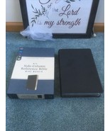 NIV SIDE COLUMN REFERENCE BIBLE WIDE MARGIN LARGE PRINT BLACK LEATHER SOFT - $42.75