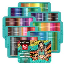 Professional Colored Pencils,Set Of 240 Colors,Artists Soft Core With Vi... - £64.39 GBP