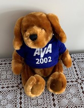 AVA Convention American Volkssport Association Mascot Stuffed Dog Rare 2002 - £9.48 GBP