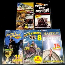 Large Hunting VHS Lot Turkey Hunting, Cuttn &amp; Strutt&#39;n, Strutt&#39;n across America - $24.74