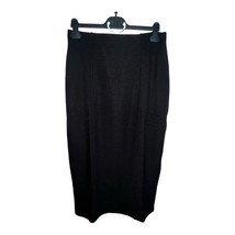 B.O.G. Band Of The Free RENEE Black RIBBED PENCIL SKIRT Women Large Side... - $14.85