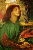 Blessed Beatrice (Beatrix) by Dante Gabriel Rossetti - Art Print - £17.51 GBP+