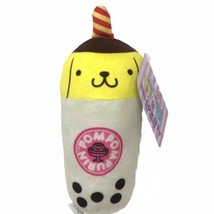 Hello Kitty &amp; Friends : Pompompurin Dog Boba Tea Sanrio Plush Toy 7” New - £14.04 GBP