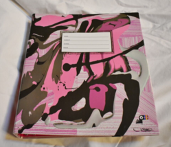Yoobi By Usher 1 Inch Binder with D-Rings - Pink Splatter - $26.68