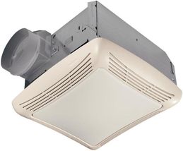 Nutone 763N BROAN Ventilation Fan with Light, Galvanized Steel - White - £40.68 GBP