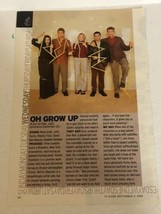 Oh Grow Up Tv Guide Vintage Print Ad Rena Sofer John Ducey Tpa15 - £5.62 GBP