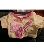 Build A Bear Workshop Yellow &amp; Pink Hannah Montana Shirt - $9.41