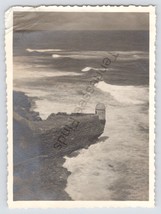 Photo Of  Sentry Box On Curtain Wall At El Morro In San Juan 1940 Black &amp; White - £7.74 GBP