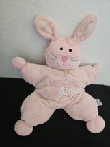 Kids Preferred Sweet Dreams Pink Bunny Plush Star Shape 14&quot; Stuffed Animal - £37.59 GBP