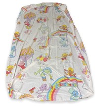 Vtg 1984 United Artists Rainbow Panthers Twin Size Fitted Bed Sheet Balloons - £15.43 GBP