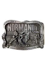 1994 Normandy Invasion D-Day 50th Commemorative Belt Buckle Limited Edit... - $28.80