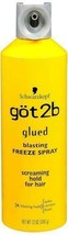 Got2b Glued Blasting Freeze Hair Spray - 12oz. - £7.91 GBP