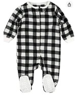 Leveret Kids Baby Boys Girls Footed Fleece Pajamas - £19.46 GBP