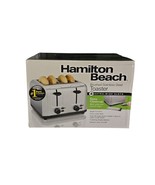 Hamilton Beach 4-Slice Brushed Stainless Steel Toaster. Bagel Width #24911 - $33.25