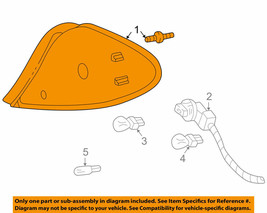 FORD OEM 00-03 Taurus-Taillight Tail Light Lamp Assy Left 3F1Z13405DA - $48.09