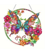 Butterfly Diamond Jewel Art Hanging Decor, Home &amp; Bedroom Decor COMPLETED - $364.44 MXN