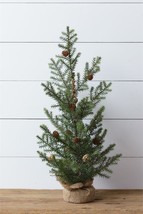 Pine Tree in Burlap Sack - 24 inch - £31.59 GBP