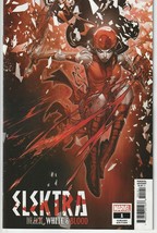 Elektra Black White Blood #1 (Of 4) Jonboy Var (Marvel 2022) &quot;New Unread&quot; - £4.62 GBP