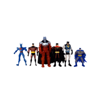 Lot of 6 Batman Action Figures Various Years 5&quot; to 7&quot; - $11.87
