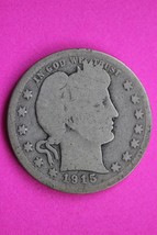 1915 S Barber Liberty Silver Quarter Scarce Guaranteed Authentic Rare Co... - $418.67 MXN
