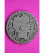 1915 S Barber Liberty Silver Quarter Scarce Guaranteed Authentic Rare Co... - $418.67 MXN