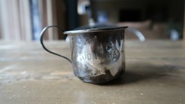 Antique Sterling Silver JONATHAN Kids Cup Rough Condition 3&quot; 24.45g - £37.56 GBP