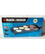 Black &amp; Decker Family-Size Griddle Nonstick Surface GD1810B NEW Old Stock - $47.45