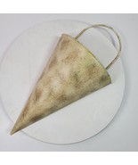 Shabby Chic Cone Metal Door Storage 17 Inch Long Total - $29.00
