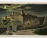 Entrance to Morro Castle Havana Cuba Postcard Jordi  - £11.05 GBP