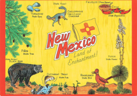 New Mexico Land of Enchantment  Postcard  F19 - £5.66 GBP