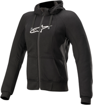 ALPINESTARS Women Stella Chrome Sport Jacket/Hoodie - Black - XL 4210920-10-XL - $229.95