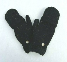 Women Girl Mitten Fingerless Insulated Knit W/ Fuzzy Lining Thick Winter... - £15.88 GBP