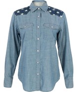Duck and Buck Commander Womens Chambray Shirt   Blue  Small - £11.02 GBP