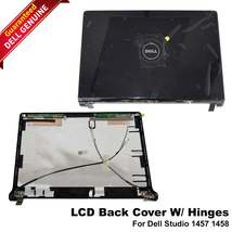 Lot of 4 Dell Studio 1457 1458 Top LCD Back Cover W/ Hinges Black 7M3DT ... - €45,29 EUR