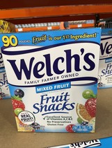 Welch's Fruit Snacks, 0.8 oz Pouch, 90/Box. - $20.10