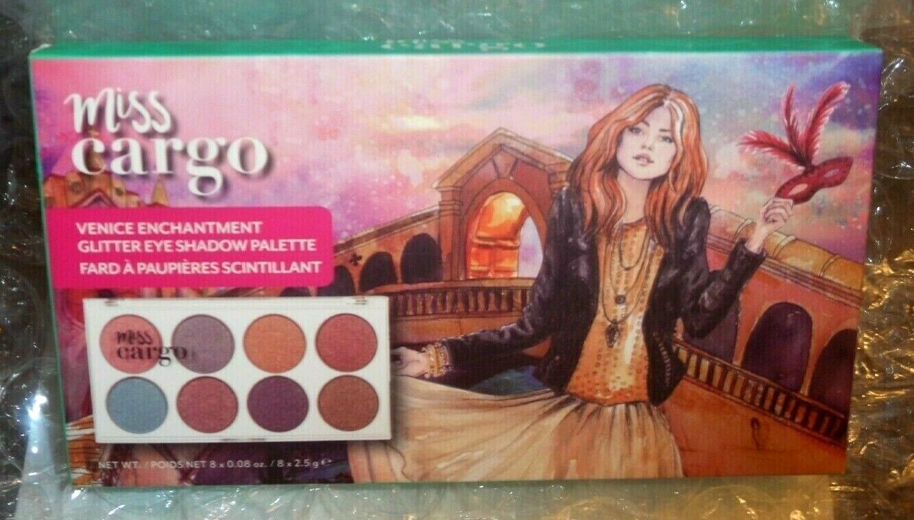 Cargo Cosmetics Miss Cargo Venice Enchantment 8 Pan Glitter Eyeshadow Palette - $12.38