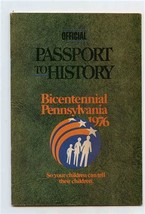 Official Passport to History Booklet Bicentennial Pennsylvania 1976  - £13.93 GBP