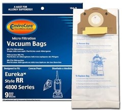 Eureka The Boss Smart Vac Vacuum Bags Type RR 9 Pack Allergen Filteratio... - $10.40