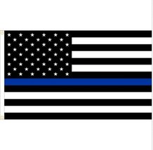 USA Premium Store Blue Lives Matter Police USA American Thin Blue Line 3x5 Flag  - £11.84 GBP