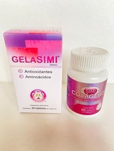 2x GELASIMI 30 TABS plus COLLAGEN 60 CAPS HELPS with HAIR LOSS STRENGTHE... - £21.09 GBP