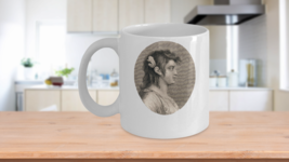Horned Woman 1800 Circus Female Satyr Coffee Mug - £15.94 GBP