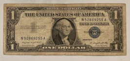 Series 1957 A One Dollar Blue Seal Silver Certificate. - $3.50