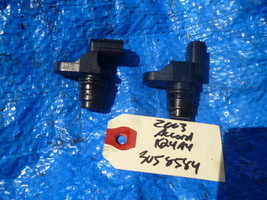 03-05 Honda Accord K24A4 k24 camshaft position sensor cam pair set OEM 3058584 - £39.95 GBP