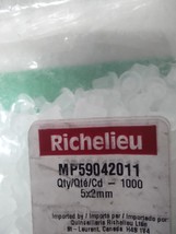 Plastic Clear GrOMMET-Richelieu MP59042011 Pack of 1,000 5x2mm - $10.40