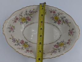 Federal Shape Syracuse China Floral Oval Serving Plate Vegetable Bowl Briarcliff image 15