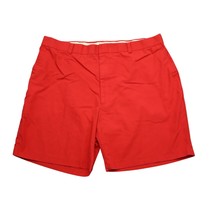 High Profile Shorts Mens 40 Red Plain Mid Rise Flat Front Pockets Casual... - $18.69