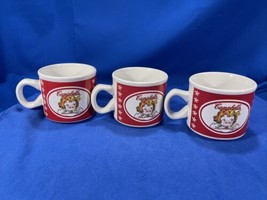2004 Campbell&#39;s Kids Soup Mugs - Set Of 3 By Houston Harvest - $25.23